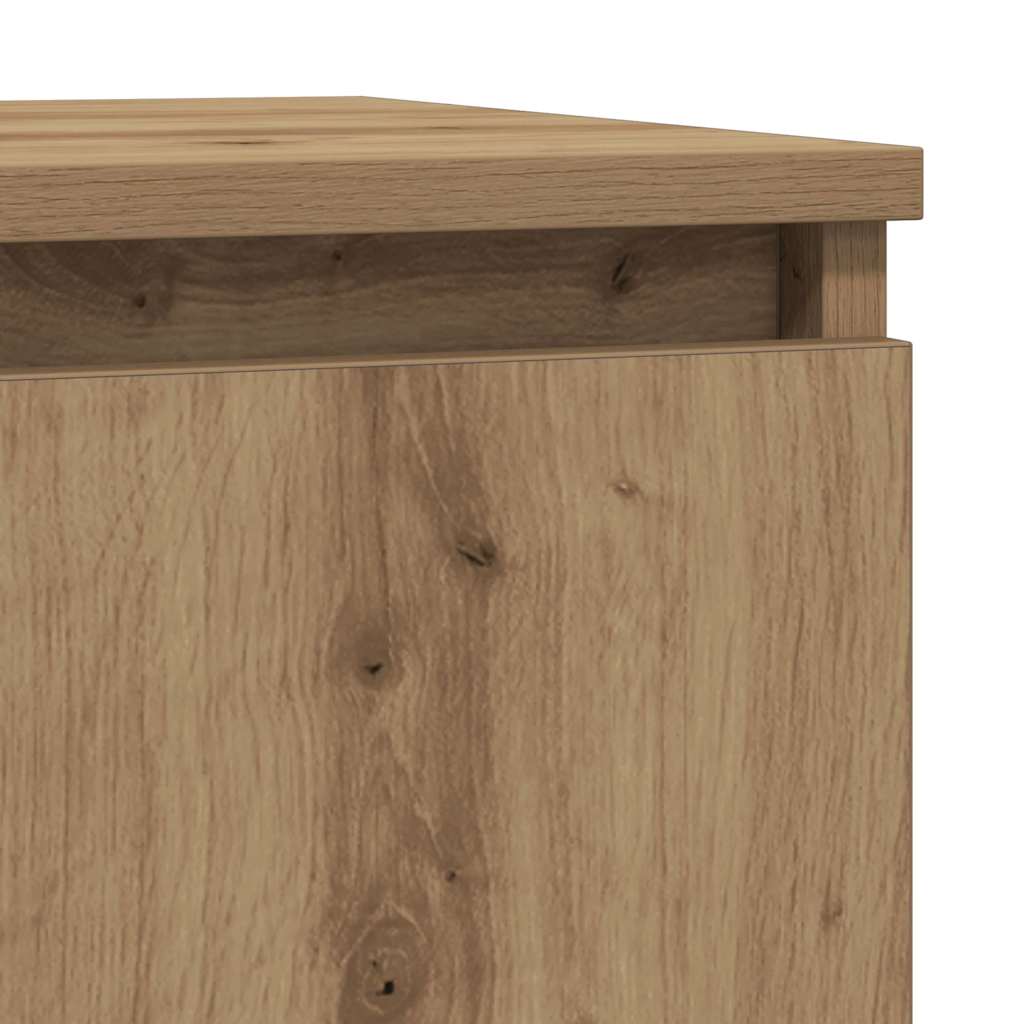 Sideboard with Drawer Artisan Oak 71x35x84 cm Engineered Wood